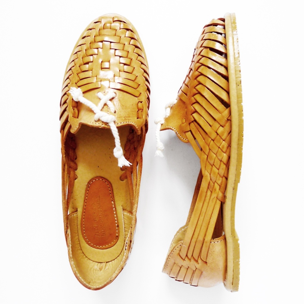 NEW Handmade Mexican Leather Oxford Huaraches US 8